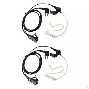 2-контактная микрофонная гарнитура, акустическая трубка, наушник, воздуховод для радио