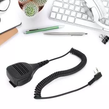 2-контактный K-разъем динамик микрофон портативный портативный рация радиомикрофон для Baofeng UV-5R BF-888S