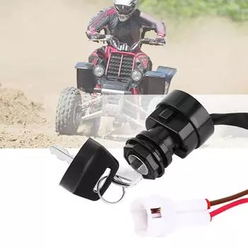 2-контактный ключ зажигания для мотоцикла ATV для Yamaha YFM 350 Bruin 660R 700R Raptor 350X Warrior