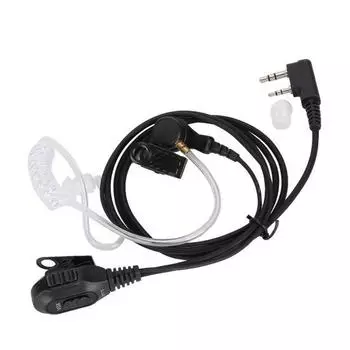 2-контактный PTT K Head Air Conduit Наушник Поддержка наушников для VOX Подходит для Kenwood