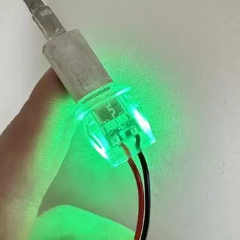 2-контактный USB-порт типа C со светодиодной подсветкой Водонепроницаемый порт для зарядки 5 А Входное гнездо для зарядки Прочный прозрачный армия зеленый