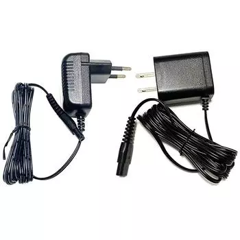 2-контактный зарядный адаптер с вилкой EU US для электробритвы Andis 17170 17205 US Plug