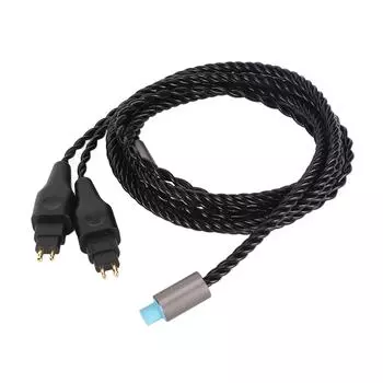 2-контактный звуковой кабель 3 в 1 посеребренный медный кабель замена для HD650 HD660S HD6XX HD600 HD660 чёрный