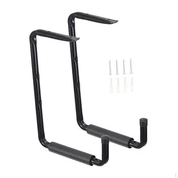 2 крючка для хранения в гараже, крепление для байдарок, настенный крючок для подвешивания, стильное прочное каноэ