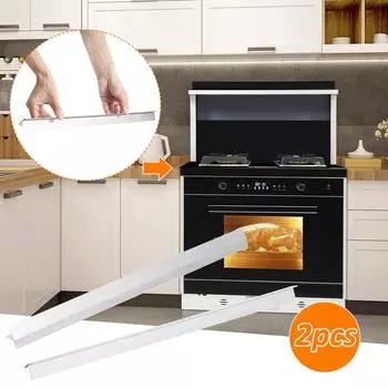 2 крышки зазора печи нержавеющей стали пакета 22,04 дюйма, наполнитель печи между столешницей и плитой серебряный
