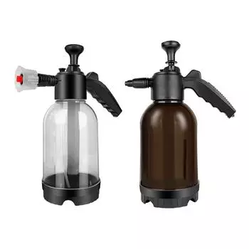 2 л большой емкости пенный распылитель бутылка портативный двойной ручной полив цветочный горшок богатый нежный пенный автоматический инструмент для очистки белый