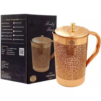 2 л Медный кувшин для воды чистый медный кувшин. В это время, когда мир пронизан Загрязнением