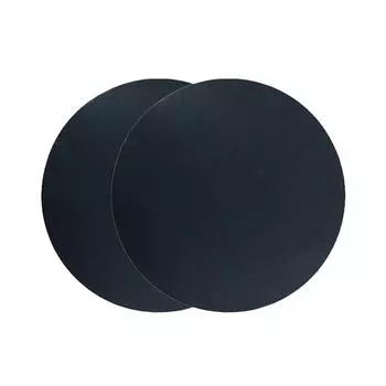 2 листа антипригарного коврика для сковороды Бытовые противни для готовки Однотонные кухонные принадлежности Закругленный противень для жаропрочной кастрюли