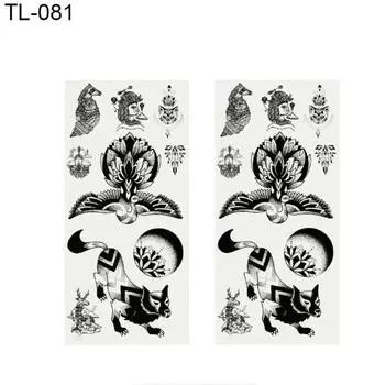 2 листа временные татуировки розовые перья буквы переносные татуировки бабочка временная татуировка ручная наклейка для боди-арта TL-090