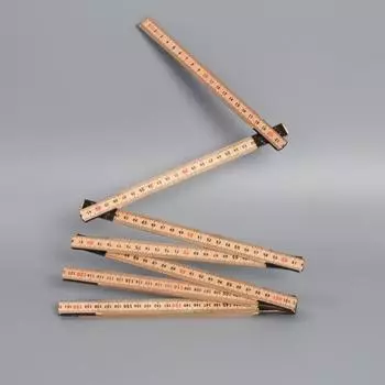 2 м 10-кратный складной метр из березы складной метр из пружинного дерева многофункциональный складной метр 1pc