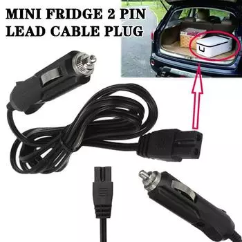 2 м 12 В постоянного тока сменный автомобильный холодильник мини-холодильник 2-контактный свинцовый кабель вилка провод шнур питания электрические холодильники