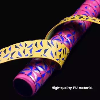 2 м лента для ручки для теннисной ракетки, противоскользящая, поглощающая пот, противоударная, эластичная, многофункциональная удочка, ракетка для бадминтона, весло, накидка синий