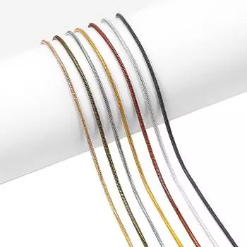 2 м/лот 1,2 1,4 1,6 мм змеиные цепи для DIY ожерелье браслет ювелирные изделия поставки цепочки фурнитура Chain Wide 1.2mm