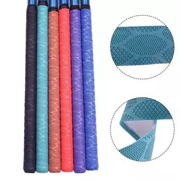 2 м противоскользящая лента для бадминтонной ракетки с тиснением красный