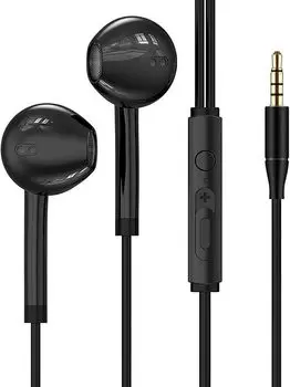 2 м Проводные Глубокие Эргономичные Совместимые с Ультра Гибкие Черные Наушники, Бас, Дизайн, Смартфоны/ПК/ТВ/Игровые консоли/Запись, Встроенный