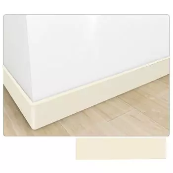 2 м/рулон Противоударная наклейка на стену Утолщенная угловая линия DIY Плинтус Гостиная Beige