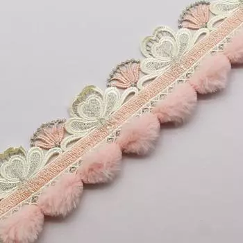 2 м шаровая бахрома с бахромой, подушки для штор, обрезка кромок, шитье, поделки своими руками белый