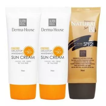 2 Mela Stop Whitening Sun Cream + Sun BB Cream