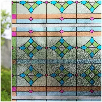 2 метра матовая полосатая оконная пленка витражное стекло декоративная УФ-наклейка конфиденциальная матовая самоклеящаяся пленка оконная наклейка для стекла 30 x 100 cm