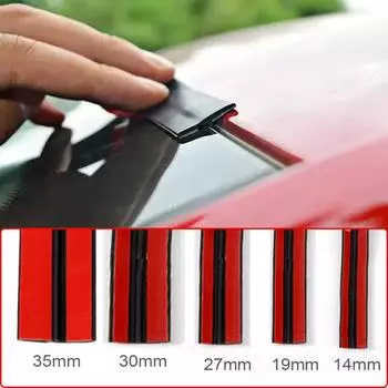 2 метра резиновая автомобильная уплотнительная лента 14/19/27/30/35 мм автомобильный герметик для крыши лобового стекла протектор оконные уплотнительные полосы звукоизоляционная лента