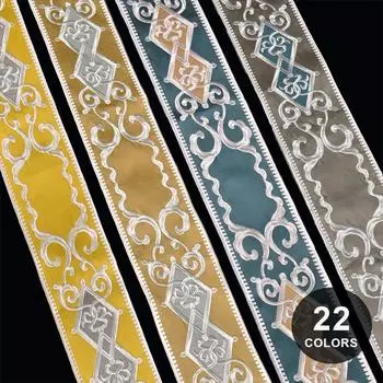 2 метра винтажная этническая вышитая кружевная лента бохо кружевная отделка своими руками занавеска скатерть подушка дорожка для стола пояс ханьфу украшение для одежды