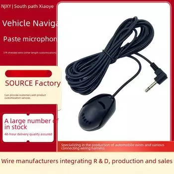 2-метровый Bluetooth-автомобильный микрофон: GPS, Интерком, Крепление на липучке Lavalier Microphone, Cardioid, Dynamic, No battery