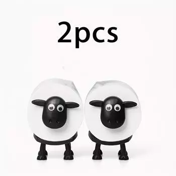 2 милые вешалки для салфеток в виде ягненка, напечатанные на 3D-принтере, вешалки для полотенец в ванную на День святого Валентина и Хэллоуин 2
