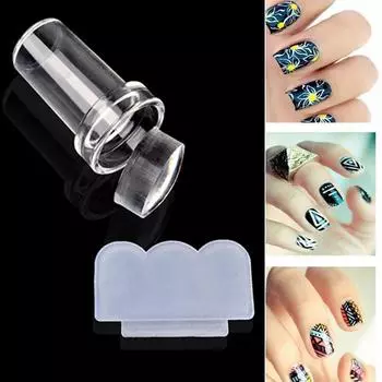 2 мини DIY прозрачный скребок для штамповки ногтей ремесленный инструмент пластина для переноса маникюра 1pcs