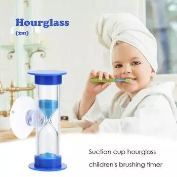 2 Minute Perfect Gift песочные часы на присоске для детей и взрослых (синий)