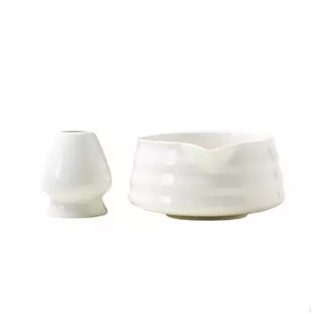 2 миски для чая матча, венчик с держателем, ручная работа, подарочные принадлежности для церемоний чёрный