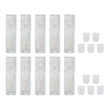 2 мл тюбик для блеска для губ пустой прозрачный портативный легкий многоразовый пустой флакончик для бальзама для губ