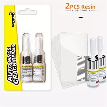 2 мл УФ-клей, оптический прозрачный клей, средство для ремонта окон, для ремонта длинных трещин на стекле, разбитых трещин, быстрое восстановление окна или экрана