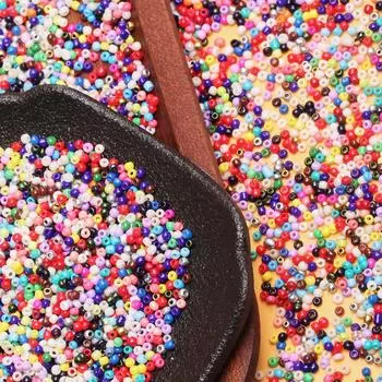 2 мм, 1000 шт./лот, мини-бусины из чешского стекла, фурнитура, разделительные бусины, созданные для DIY браслета, ожерелья, аксессуары для изготовления ювелирных изделий, очаровательные ювелирные аксессуары 2mm about 1000Pcs кофейный