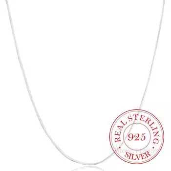 2 мм 16-30 дюймов плоская змея цепи ожерелья изысканные мужские ювелирные изделия 925 стерлингового серебра мужское ожерелье воротник для женщин 70cm