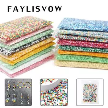 2 мм 2000 шт., высококачественный бисер, краска, одноцветные стеклянные бусины для браслета, ожерелья, изготовление ювелирных аксессуаров своими руками