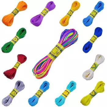 2 мм 20 м/рулон макраме шнур Шамбала нить нейлоновый шнур для DIY нить браслет плетеная веревка ювелирные изделия аксессуары с кисточками