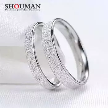 2 мм/4 мм простое матовое узкое/широкое кольцо из титановой стали женская мода розовое золото/серебро обручальное кольцо ювелирные изделия высокого качества