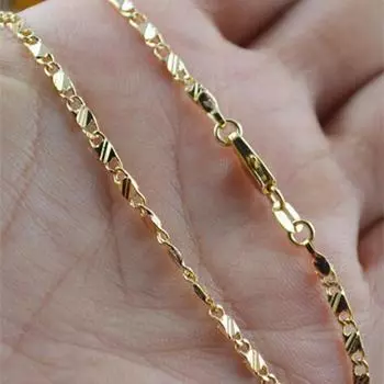 2 мм для женщин и мужчин мода 16-30 дюймов без подвески длинная цепочка-цепочка ювелирные изделия 22 inches золотой