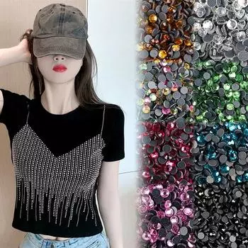 2 мм Одежда Аксессуары Изготовление ювелирных изделий Стразы Рукоделие Декоративные DIY Ручная работа Товары для рукоделия