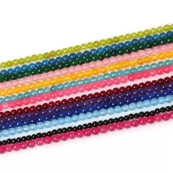 2 мм разноцветные круглые свободные бусины из натурального камня для изготовления ювелирных изделий, аксессуары для браслетов «сделай сам», 15 дюймов, нитка 2mm 170pcs темно-зеленого