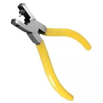 2 мм ручной кожаный ремешок для часов, ремень, инструмент для перфорации, плоскогубцы, кожаный дырокол, дырокол жёлтый