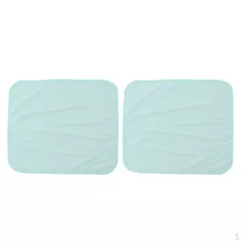 2 моющихся коврика для кровати при недержании для взрослых и детей, 60x70 см