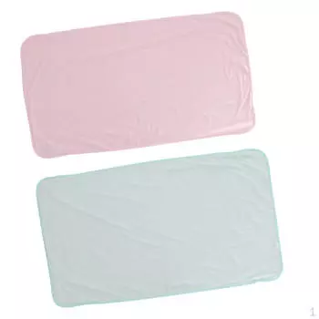2 моющихся прокладки для детей, прокладки при недержании, водонепроницаемые, розовые + синие