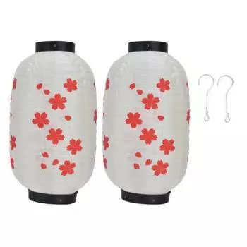 2 набора красных фонариков сакуры 8 в подвесной шелковой ткани китайские и японские фонарики для фестиваля