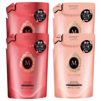 2 набора по 2 шампуня-кондиционера Macheri Moisture, набор из 2 штук EX 380 мл [Купить типы]