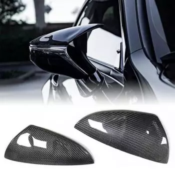 2 Накладка на зеркало заднего вида из настоящего углеволокна для Lexus Is300 Is350 Is500 2021 2022 2023