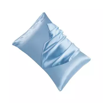 2 наволочки из шелковистого атласа для роскошного и мягкого сна Наволочка из шелкового атласа