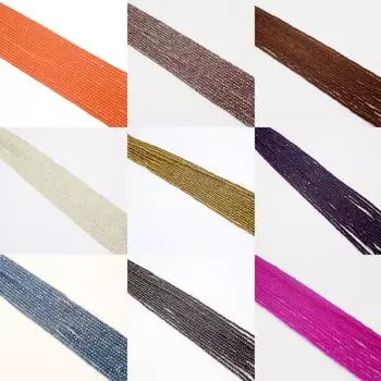 2-ниточные бусины из шпинели 3 мм, граненые натуральные камни, свободные бусины-разделители для изготовления ювелирных изделий, ожерелий, браслетов, аксессуаров, длина бусинок 38 см 2Strand/3mm