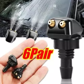 2-отверстие для автомобильного стеклоочистителя, универсальная автомобильная насадка для стеклоочистителя, сменные аксессуары для распыления воды