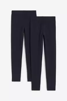 2-pack cotton leggings